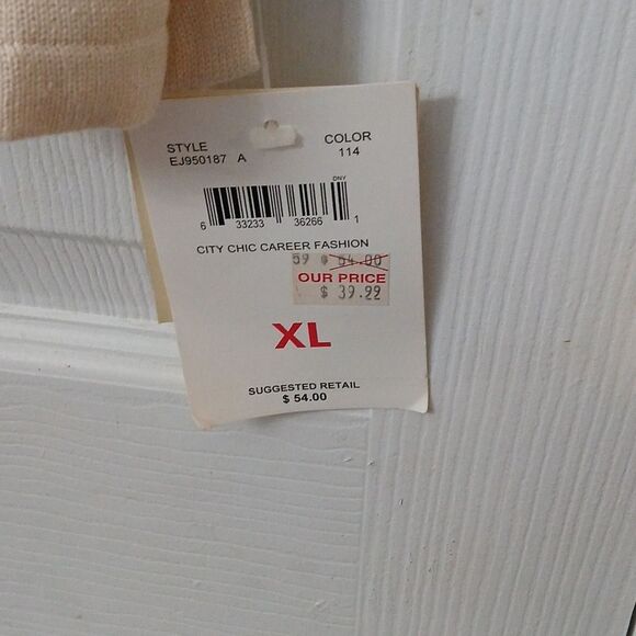 Emma James ivory silk and cashmere blend lightweight sweater Sz XL NWT - Picture 5 of 8